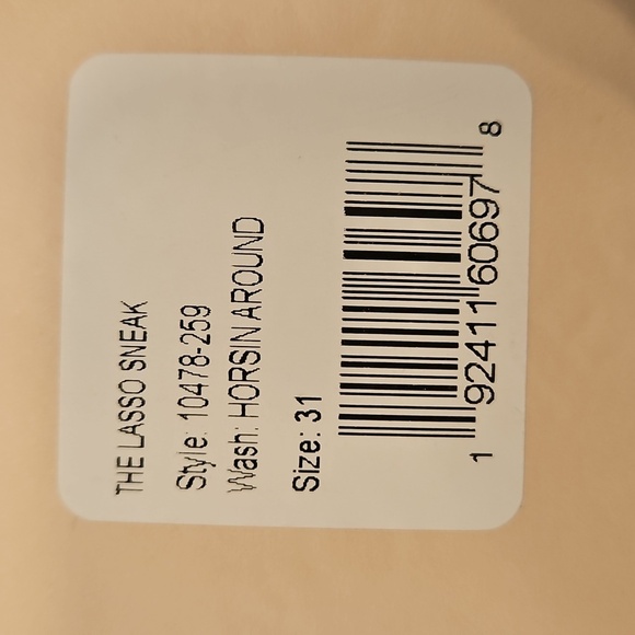 💕MOTHER SUPERIOR💕 The Lasso Sneak Jeans ~ Horsin' Around 31 NWT - Picture 17 of 17